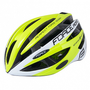 Велошлем Force Road green/white