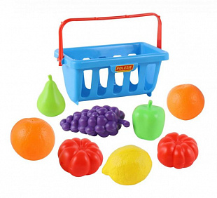 Игровой набор Полесье продуктов с корзинкой №2 (9) 46963