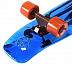 Penny board (пенни борд) Y-Scoo Big Fishskateboard Metallic 27 402H-Bl Blue-Brown