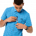 Рубашка мужская Jack Wolfskin Rays Stretch Vent Shirt Men brilliant blue checks