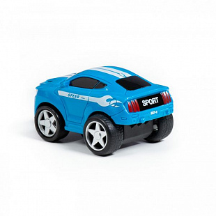 Автомобиль инерционный Полесье Крутой Вираж гоночный №1 78919 blue