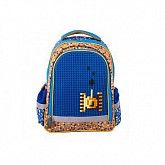 Школьный рюкзак Gulliver с пикси-дотами MC-3191-1 blue