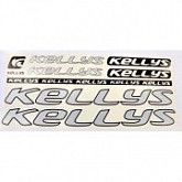 Комплект наклеек Kellys silver