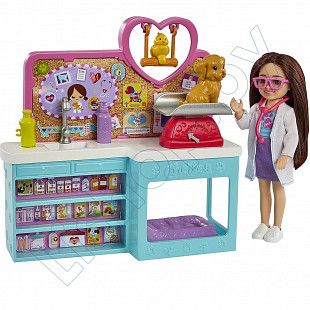 Кукла Barbie Челси Ветеринар (HGT12)