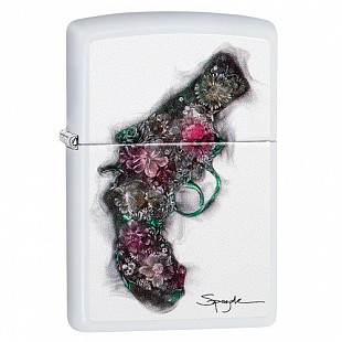 Зажигалка Zippo Spazuk Gun of Flowers 29894