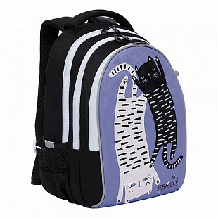 Рюкзак школьный GRIZZLY RG-168-2 /1 lavender