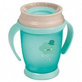 Поильник-непроливайка Lovi 360° Retro Baby 250мл 12м+ 1/590new Turquoise/Beige
