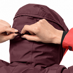 Куртка женская Jack Wolfskin North Ice Parka W fall red