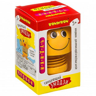 Игрушка Bondibon Чудики Танцующий на пружинке Эмодзи-улыбающийся ВВ4131