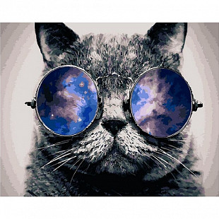 Набор красок для творчества с трафаретом для нанесения и кисточками Picasso Отражение неба PC5065059