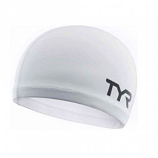 Шапочка для плавания TYR Russia Silicone Swim Cap LSCCAP/100 White