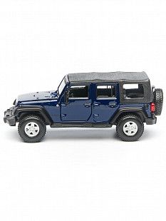 Коллекционная машина Bburago Jeep Wrangler Unlimited Rubicon (18-43012) blue