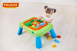 Игровой набор с конструктором Полесье 20 элементов в коробке 57990 green
