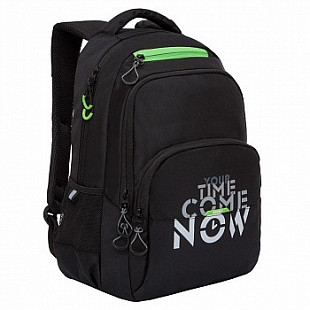 Городской рюкзак GRIZZLY RU-030-2 /2 black/light green