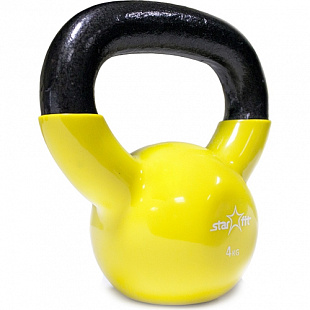 Гиря виниловая Starfit DB-401 4 кг yellow