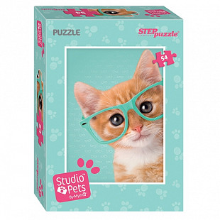 Мозаика Step Puzzle Мирна Котенок в очках 54 71153