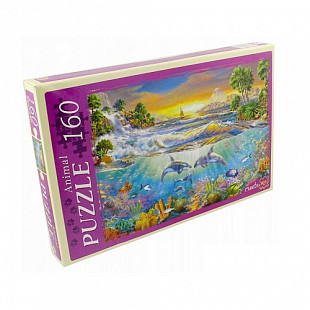 Пазлы Рыжий Кот Мир под водой МГ160-4043