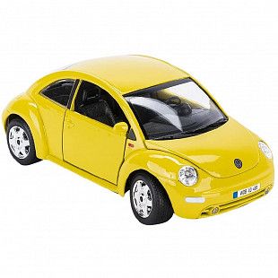 Коллекционная машина Bburago 1:24 VW Volkswagen New Beetle (18-22029) yellow