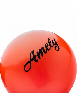 Мяч для художественной гимнастики Amely AGB-101 19 см orange