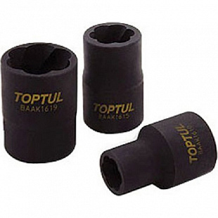 Головка ударная Toptul 1/2 16 мм для сорванных граней BAAK1616