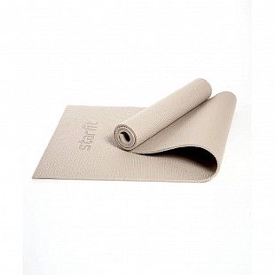 Коврик для йоги и фитнеса Starfit FM-101 PVC 173x61х1 см grey pastel