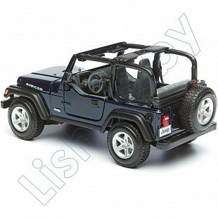 Машинка Maisto 1:27 Jeep Wrangler Rubicon (31245) blue