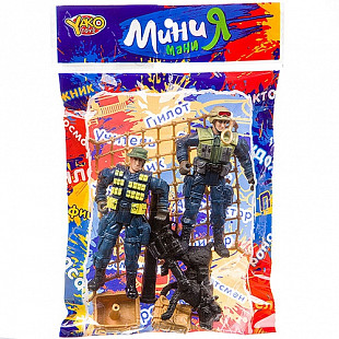 Набор игровой Shenzhen Toys военный с 2 солдатиками и собакой, серия МиниМаниЯ M7595-6