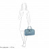 Женская сумка Pola 7118 grey/blue