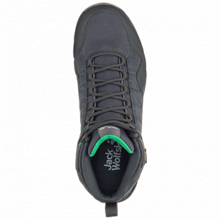 Ботинки мужские Jack Wolfskin Maze Texapore Mid M dark steel / green