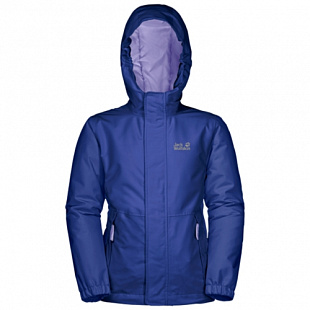 Куртка детская Jack Wolfskin Kajak Falls Jacket Girls blueberry