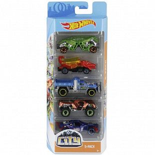 Набор машинок Hot Wheels City 5 шт. (1806 FYL25)