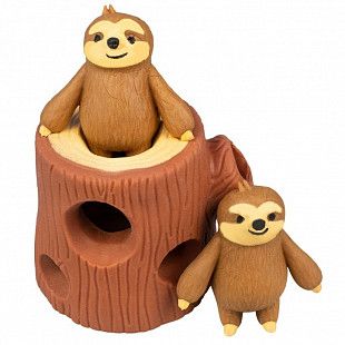Игровой набор Qunxing Toys ""Ленивцы" (в дупле) 80-9592