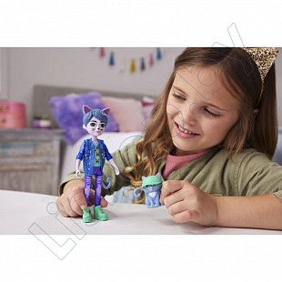 Кукла Enchantimals Котик Коул и питомец Коготь (HNT59)