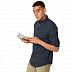 Рубашка мужская Jack Wolfskin Rays Flex Shirt M night blue checks