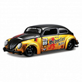 Масштабная модель автомобиля Maisto 1:24 Фольксваген Битл (31023) black/gold