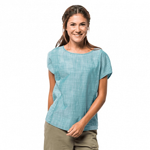 Рубашка женская Jack Wolfskin Emerald Lake Top W aqua