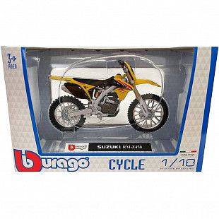 Мотоцикл Bburago 1:18 Suzuki RM-Z450 (18-51000/18-51048)
