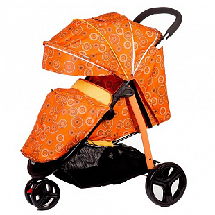 Коляска BabyHit Trinity orange circles