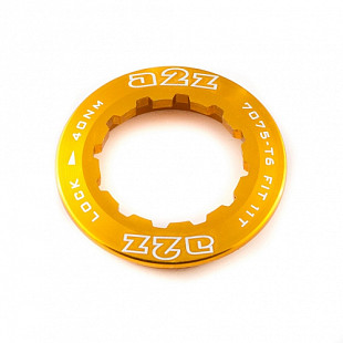 Замок для кассеты A2Z алюминий 7075 Shimano/Sram 11T gold CS-11T-6