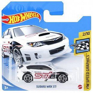 Машинка Hot Wheels Базовой коллекции Subaru WRX STI 68/250 (5785 GTB98)
