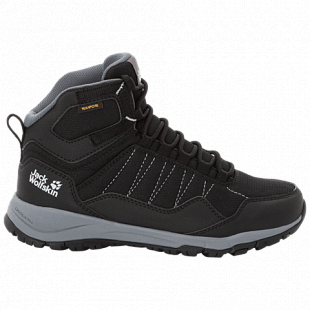 Ботинки женские Jack Wolfskin Maze Texapore Mid W black / grey