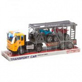 Инерционная машина Shenzhen Toys Автовоз с 2 машинами 8268-107