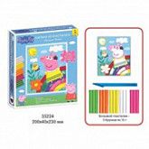 Картина из пластилин Свинка Пеппа Прогулка Пеппы 35224