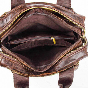 Мужская сумка Pola 1268 dark brown