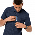 Рубашка мужская Jack Wolfskin Rays Stretch Vent Shirt Men night blue checks