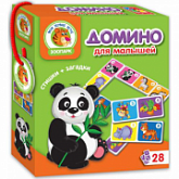Игра настольная Vladi Toys Домино Зоопарк VT2100-02