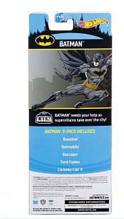 Набор машинок Hot Wheels HW Batman 5 шт. (1806 FYL09)