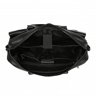 Мужская кожаная сумка Polar 0905 black