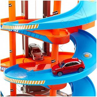 Игровой набор Bburago Street Fire Паркинг 4-х уровневый Mega Dealer Showroom (18-30031)