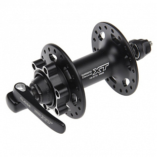 Втулка передняя Shimano Deore XT HB-M756 32Н, под диск, OLD:100мм, ось: 108мм AHBM756BL